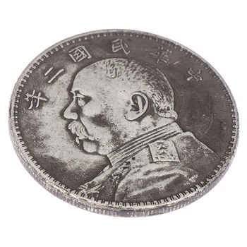 1PC סין האמיתית 1921 שנה Fatman נחושת דולר מטבע הרפובליקה יואן שי קאי האימפריה
