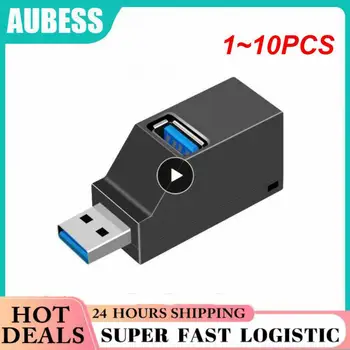 1~10PCS 3.0 Hub 3 יציאות נייד במהירות העברת נתונים USB מפצל למחשב נייד תחנת עגינה ל-Hub 2.0 מתאם PC