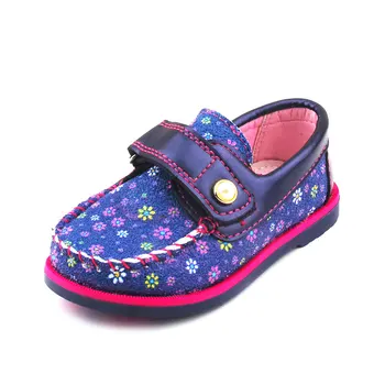 2-5 שנים בנות פעוט נעלי ילדים שטוח נסיכה נצנצים נעלי ילדים Bowknot נעליים מזדמנים נעליים לנערות סתיו האביב