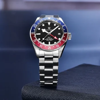2022 חדש PAGANI עיצוב GMT 40MM של גברים שעונים מכאניים שעון יד אוטומטי שעון גברים קלאסי יוקרה 200 מ ' עמיד למים שעון