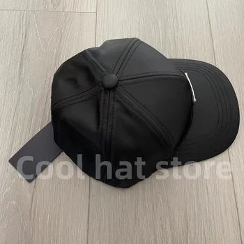 2023 מעצב ניילון מצחייה לנשים שמש שחורה כובעים אבא כובע יוניסקס Snapback גברים קיץ Dropshipping