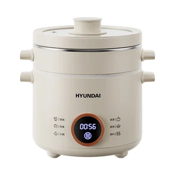 2L חשמלי לבישול אורז סיר בישול מיני Multicooker קופסא ארוחת צהריים אורז תנורי Hotpot שאינו מקל חשמלי מחבת הספינה מזון 220V