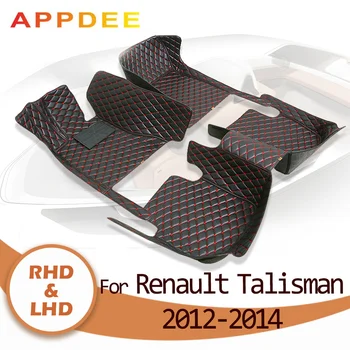 APPDEE המכונית מחצלות עבור רנו קמע 2012 2013 2014 מותאם אישית אוטומטי הרגל ריפוד הרכב שטיחים כיסוי