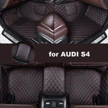 Autohome המכונית מחצלות עבור אאודי S4 2004-2019 שנה גרסה משודרגת רגל קוצ ' ה שטיחים אביזרים