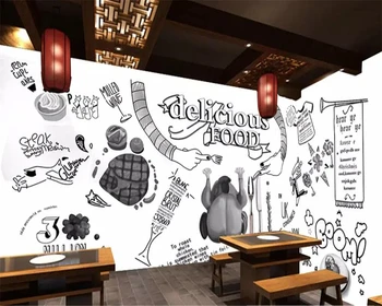 Beibehang אירופה ואמריקה, טפט קיר רטרו אוכל מערבי מסעדה חנות פיצה, סטייק רקע קירות 3d טפט