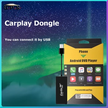 CarPlay אנדרואיד אוטומטי USB קווית או אלחוטית Carplay Dongle על מערכת אנדרואיד מסך חכם תמיכה של קישור-ראי קישור IOS מוסיקה