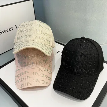 CNTANG מים חדשים התרגיל מודפס כובע בייסבול עבור נשים אופנה מכתב כובעי Snapback קיץ גבירותיי למתוח כותנה קליל Sunhat
