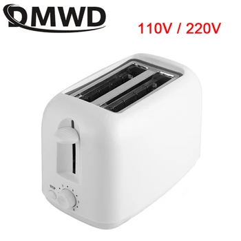 DWMD נירוסטה חשמלי, טוסטר, משק הבית אופה לחם אוטומטי להכנת ארוחת בוקר מכונת טוסט כריך גריל התנור 110V