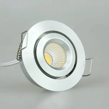 LED downlight 1*5W mini LED שקוע מנורות AC85V-265V לבן חם/לבן מיני downlights את ארון מטבח אורות