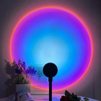 Led USB מנורת המקרן הביתה תפאורה, תאורה נייד רוח אור על הסלון קיר חדר השינה צילום אורות ניאון