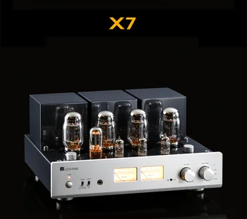 MUZISHARE X7 מאוזנת שפופרת מגבר KT88 כפול בלחץ גבוה ישור כוח Amp GZ34 260W Phono Preamplifier XLR קלט