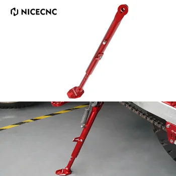 NiceCNC מתכוונן רגלית Kick הצד לעמוד על הונדה XR650L XR 650L 1993-2023 2022 אופנוע הורדת הקישור Sidestand Regulato