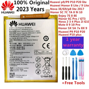 Orginal Mate Huawei נובה כבוד P9 P10 P20 20 5ג 5א 5X 6ג 6א 7X 7א G7 8X 8 8A 8C G9 9 Y9 9i G10 10 2 2i 3 4 פלוס Pro Lite סוללה