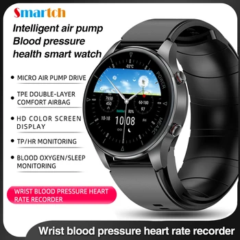 P50 שעון חכם עבור גברים, נשים, משאבת אוויר מד לחץ דם רפואי כיתה קצב הלב מדחום כריות אויר צמיד בריאות Smartwatch