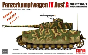 RYEFIELD RM5053 1:35 בקנה מידה Panzerkampfwagen IV מודל הערכה&RM2009 שדרוג פתרון