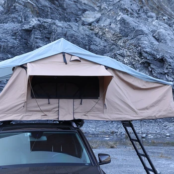 SL14 גג מעטפת רכה אוהל אוטומטי 4 אנשים ג ' יפ 4x4 רכב גג האוהל עם סוכך