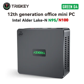 TRIGKEY G4 מידע אלמון לייק N100 MINI PC N95 8GB 256GB 16GB 500GB SSD WIFI6 BT5.2 MINI PC Gamer המחשב לעומת Beelink מיני S12 Pro