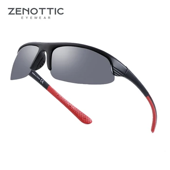 ZENOTTIC מקוטב טיולי אפניים משקפי ספורט, משקפי שמש לגברים חיצונית יוקרה מעצב מותג Oculos נהיגה משקפיים גוונים