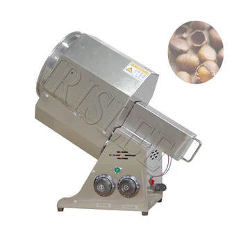 אגוזים צלייה תעשייתיים מטוגנים זרעי חמניות בוטנים אגוזי קשיו קליית ערמונים עיבוד במכונה