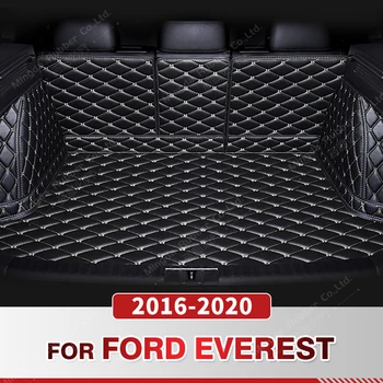 אוטומטי מלא כיסוי תא המטען מחצלת עבור פורד האוורסט 2016-2020 19 18 17 המכונית מגף כיסוי כרית אוניית מטען פנים-מגן אביזרים