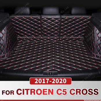 אוטומטי מלא כיסוי תא המטען מחצלת עבור סיטרואן Citroen C5 קרוס 2017-2020 19 18 רכב אתחול לכסות את משטח פנים מגן אביזרים