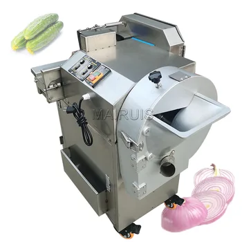 אוטומטי מסחרי ירקות הקוביה מכונת חיתוך גזר, תפוח אדמה בצל דייסר הירקות לקצוץ במכונה