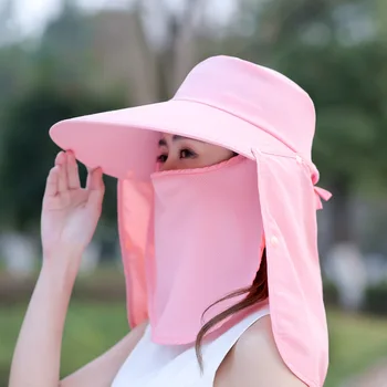 אופנה קיץ מתכוונן שימוש כפול כובעים, קרם הגנה כובע השמש לנשים מתקפל הגנת UV שוליים רחבים, נשים כובעים סיטונאיים