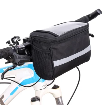 אופניים חשמליים תיק סוללה רכב אחסון שקית אחסון קדמי להתמודד עם כיס קדמי טלפון נייד קרח תת אופניים מחזיק טלפון