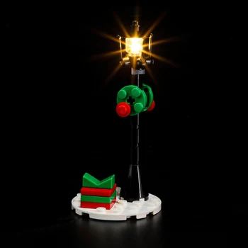 אור LED ערכת חג המולד אור רחוב אבני הבניין סט לבנים צעצועים לילדים