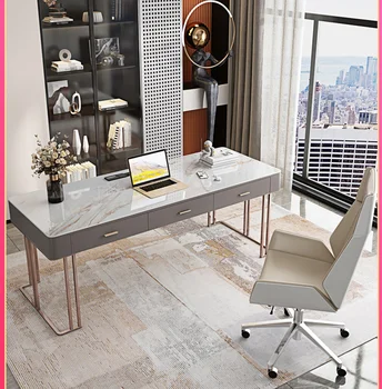 אור יוקרה לוח השולחן, מודרני פשוט, שולחן שולחן מחשב, כיסא משולב, משרד שולחן העבודה, שולחן העבודה הביתה.