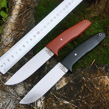 אח סכין F009 קבוע להב D2 ישר פלדת הסכין Bushcraft סכין מאחז ציד קמפינג קשיות גבוהה Micarta אוחז