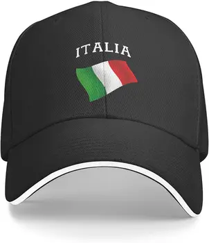 איטליה הדגל האיטלקי כריך כובע מתכוונן כובע בייסבול Casquette מתאים לגברים ונשים אבא Mens כובעים כובע ארבע עונות מזדמן