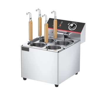 ארבע-ראש בישול בתנור מתובל מרק חם רותח מכונת קטן רב-תפקודית מרק אבקת המכונה
