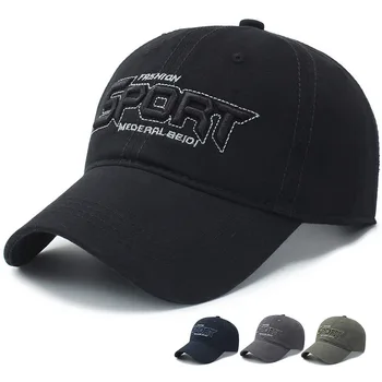 גברים ונשים רטרו כובע כותנה מכתב רקמה עיצוב משאית חיצונית דייג נסיעות וטיולים ספורט גולף מתאים הכובע