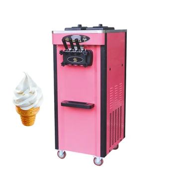 גלידה, מכונה, מסחרי, חשמלי גלידה הפיכת מכונת, פלדה אל חלד גלידה, מכונת שלושה טעמים