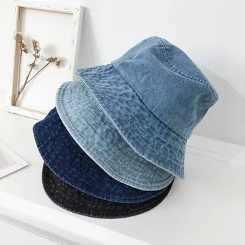 הדנים בד נשים גברים יוניסקס חוף כובע הדייגים כובע כותנה דלי כובעים Sunbonnet זמש כובע פנמה