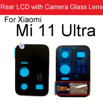המקורי הטוב ביותר האחורי תצוגת LCD מסך מגע דיגיטלית Xiaomi Mi 11 אולטרה Mi11 אולטרה Mi11Ultra בחזרה מצלמה עם עדשת זכוכית