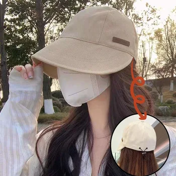 הקיץ מתקפל Sunhats נשים מתכווננת חיצונית דייג חוף, כובעי קוריאנית שוליים רחבים, הגנת UV הצללה מגן כובעי פנמה