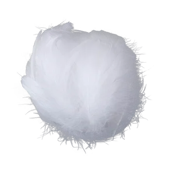 טבעי נוצות אווז 5-8Cm לבן ספרותי בשביל לעצב תכשיטים עגילים עושה חתונה קישוט לטוס קשירה נוצות הסיטוניים 100Pcs