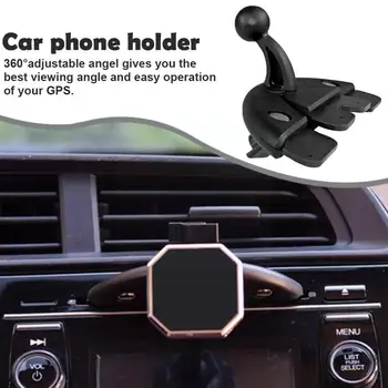 טלפון נייד בעל רכב CD יציאת טלפון סוגר את הרכב עם יניקה בעל עצלן אביזרים תושבת כוס טלפון הרכב V7B9