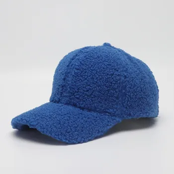 כובעי חורף לנשים הפרווה המזויפת כובע הבייסבול הנשי חיצונית שמשיה להתחמם מוצק צבע Gorras Casquette כובע גברים מזדמנים חדשים