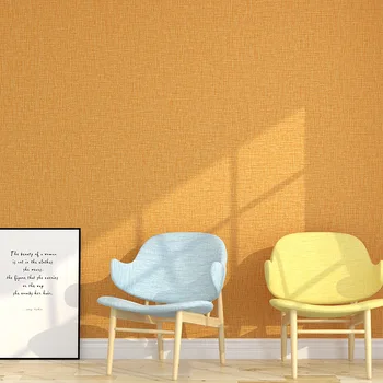 מודרני צבע מוצק דק הפשיטו קיר מסמכי עיצוב הבית עבור חדר במלון קיר חדר השינה כיסוי טפט לסלון בצבע בז', סגול