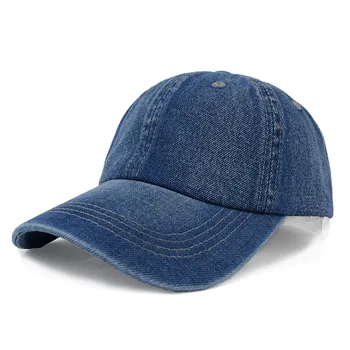 מזדמן שטף כותנה כובע בייסבול גברים מוצק שחור כחול ג ' ינס אבא כובע המצחייה אביב קיץ נסיעות חיצונית משאית כובעי מתכוונן