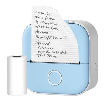 מיני כיס במדפסת טרמית של השן הכחולה טלפון נייד התמונה רשימת התוויות מכונת הדפסה מדבקה נייד מדפסת תרמית