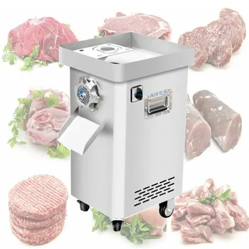 מסחרי בשר מטחנת בשר אוטומטי קאטר נירוסטה ירקות Slicer קטנות מכונת 2200W