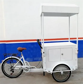 מסחרי פרח אוטומטיות תלת אופן מטען האופניים מזון אופניים חשמליים אופנים למכירה עם חופה 3 גלגלים