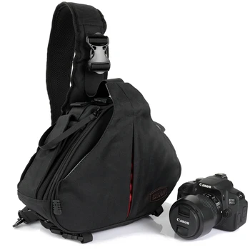 מצלמת DSLR תיק תרמיל מקצועי כתף תיק עבור Canon Nikon Sony Panasonic עדשת חצובה Crossbody נסיעות חיצונית כיסוי