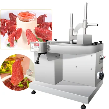 נירוסטה 800kg/h בשר מבצעה חשמל 110V 220V 2.5-20mm בשר קאטר מסחרי בשר מכונת חיתוך