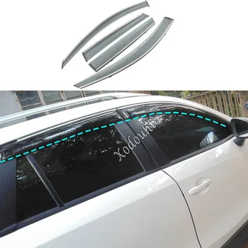 על מאזדה CX-5 CX5 2012 2013 2014 2015 2016 סגנון רכב כיסוי פלסטיק בחלון זכוכית רוח מגן גשם/שמש השומר פתח את החלק דפוס