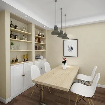 צבע מוצק מודרני מינימליסטי חדר שינה רגיל צבע הסלון סטודיו חדר האוכל רקע בסגנון נורדי, עץ צבע הטפט
